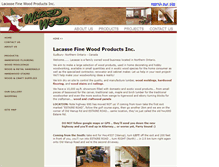 Tablet Screenshot of lacassefinewoodproducts.com